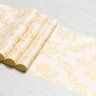 Papel De Parede Importado Dekor Lavável Vinílico Texturizado Arabesco Bege Com Dourado - Rolo 53cm x - 1