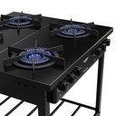 Ver imagem 3 de Fogão Industrial 4bcs Preto com Tripla Chama Dako Couraçado