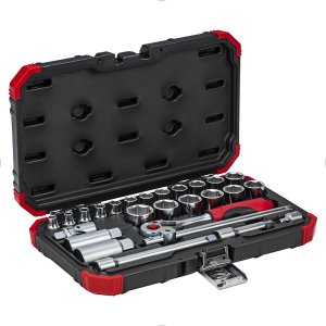 Jogo de Soquetes Sextavados Encaixe 3/8" 26 Peças R59003026 Gedore Red