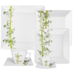 Aparelho de Jantar,Chá,Cafezinho 42 Peças Quartier Bamboo - 1 Aparelho de Jantar,Chá,Cafezinho 42 Peças Quartier Bamboo - 1
