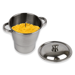 Cuscuzeira Inox 16cm Individual Pequena Fratelli Panela de Cuscuz Nordestino com Tampa - 1