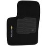Jogo de Tapete Automotivo Carpete Chevrolet Spin 2012 À 2018 Soft Logo Bordado Preto 5 Peças - 4