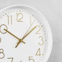 Ver imagem 5 de Relógio Redondo Branco com Dourado 30cm | Casa Del Grande