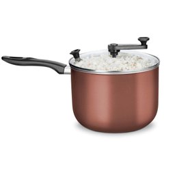 Pipoqueira MTA Chocolate Tampa de Vidro Antiaderente 4,8 l - 1