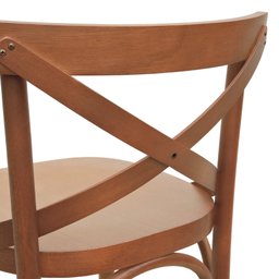 Banqueta Alta Xisto Madeira Maciça Amêndoa - 8 Banqueta Alta Xisto Madeira Maciça Amêndoa - 8