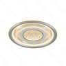 Plafon Led 40cm 60w 4500lm 3000k 4500k 6500k Bivolt Metal Cinza e Acrílico - 1