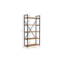 Ver imagem 3 de Estante Alta Kappesberg 5 Prateleiras Industrial Canela/preto Fosco 150cm X 72cm