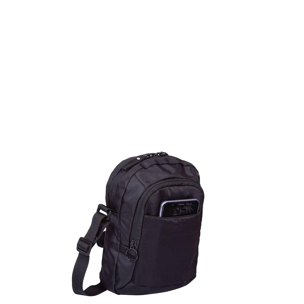 Bolsa Tiracolo Sestini Focuz F Preto - 2