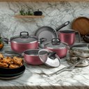 Ver imagem 2 de Conjunto de Panelas Madri Supra Colors 5 Peças Cereja Mta