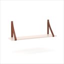 Ver imagem 4 de Kit 2 Prateleiras Suporte Gold 100% MDF 90x20x30 cm Rose 51540 Matic