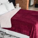 Ver imagem 1 de Manta Dupla Face Jacquard Casal Grande Lepper Vinho