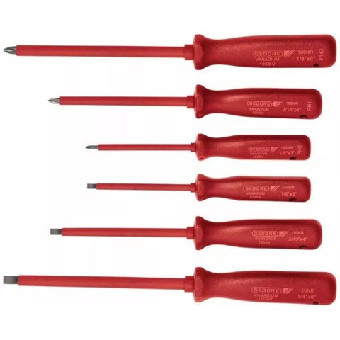 Jogo De Chaves De Fenda Simples E Philips Nr Isoladas Gedore