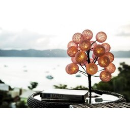 Árvore luminária LED bonsai abajur 24 bolinhas Bivolt - 4