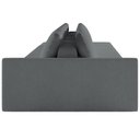 Ver imagem 6 de Sofá Ilha Modular para Sala 432cm com Puff Dublin K01 Bouclê Cinza - Lyam Decor