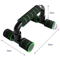 Par de Barras de Apoio para Flexão de Braço Lorben Exercícios Fitness Calistenia Gt6195-gn - 4