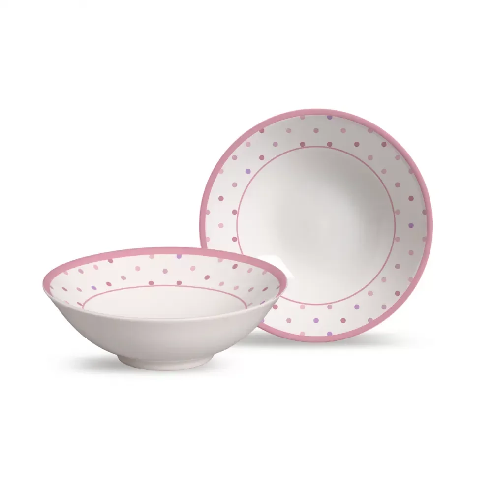 Bowl Decorado Páscoa Coelha Amy C/6 Und Alleanza Ceramica