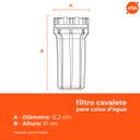Ver imagem 3 de Filtro Cavalete Mid 9.3/4" 25 Micra Hidrofiltros