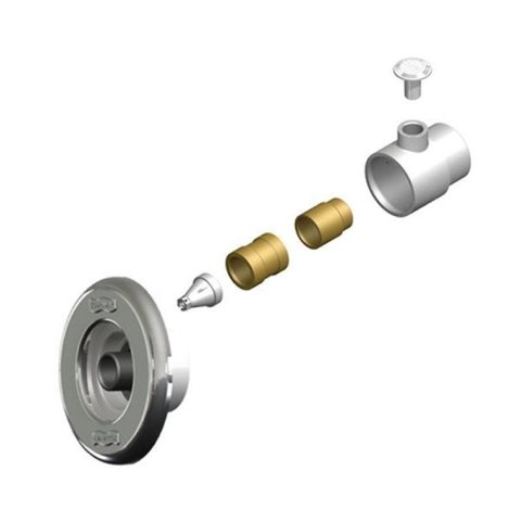 Dispositivo de Hidromassagem Abs/Inox Pratic 1 1/2 para Pisci