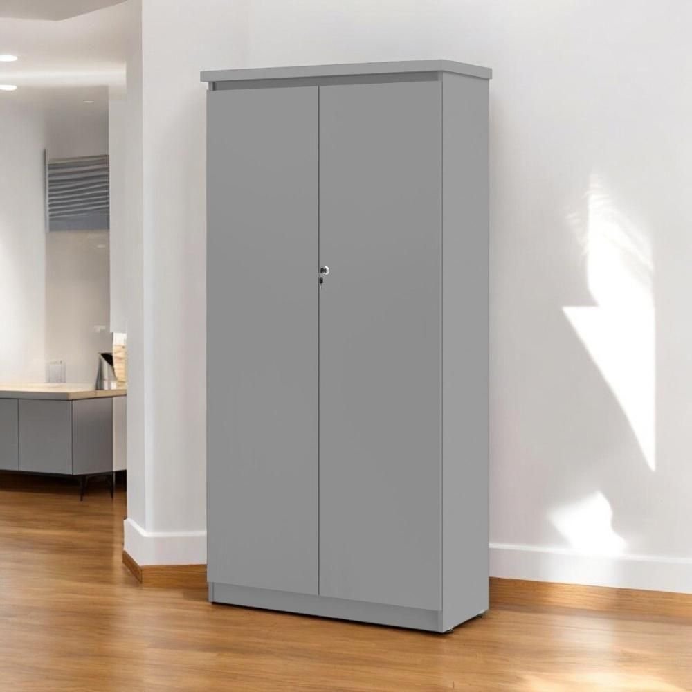 Armário Multiuso 02 Portas Línea Cinza | MadeiraMadeira
