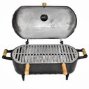 Ver imagem 1 de Churrasqueira Alumínio Fundido Grosso Craqueada a Bafo Preta