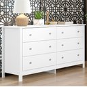 Ver imagem 3 de Cômoda Ditália 6 Gavetas Dm-221 Branco