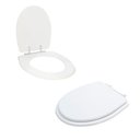 Ver imagem 2 de Assento Sanitário Tampa de Vaso Branco Mdf Laqueado Laura para Bacia Roca