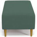Ver imagem 6 de Kit 2 Puffs Decorativo Sala de Estar Cléo Pés Palito 90cm Suede Verde Musgo