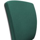 Ver mais imagens de Kit 2 Cadeiras de Escritório Fixa Executiva Office Preto Slim Alta Flexi P03 Poliéster Verde - Lyam 
