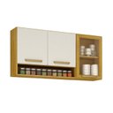 Ver imagem 5 de Cozinha Completa Adele 10 Portas 2 Gavetas Espresso Móveis Bege/Cinamomo/Off White Acetinado