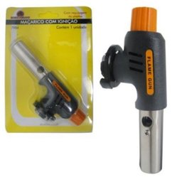 Maçarico A Gas Acendimento Automatico Churrasqueira Fogao (7984) - 2