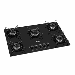 Fogão a Gas Cooktop Clarice 5 Boca Tc Base Esmaltadas-preto - 6