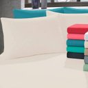 Ver imagem 1 de Lençol Avulso Com Elástico Casal Malha Penteada Pérola