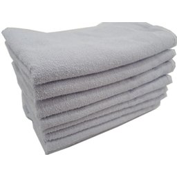 Kit 100 Toalhas Rosto Branca para Salão - 1