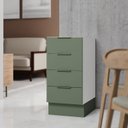 Ver imagem 1 de Balcão 4 Gavetas 40cm sem Tampo com Rodapé Ipanema CabeCasa MadeiraOriginals