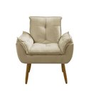 Ver imagem 7 de Sofá 2 Lugares e 2 Poltrona Decorativa para Sala de Estar Suede Bege