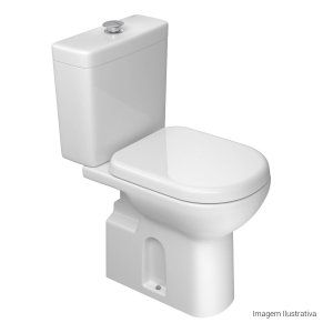Bacia para Caixa Acoplada Deca Vogue Plus Conforto Branco Cod: P.515.17