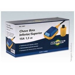 Chave Bóia de Nivel Brasfort para Bomba Água 15A Cabo 1,5M Bivolt - 2