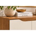 Ver imagem 6 de Aparador Sala Quartzo c/4 Portas 150cm Off White Henn