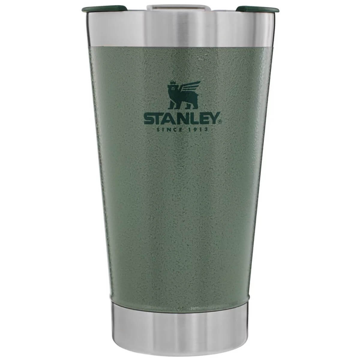 Copo Térmico Stanley para Cerveja ou Café com Tampa e Abridor Aço Inox Verde - 1