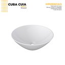 Ver imagem 2 de Cuba de Sobrepor Redonda Cuia 35,5 x 35,5 Branco Cozimax