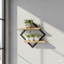 Ver imagem 5 de Prateleira Nicho Decorativo Diamante Pinus para Casa e Sala