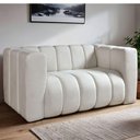 Ver imagem 2 de Sofá 2 Lugares Mona Bouclé Off White