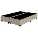 Ver imagem 1 de Cama Box Bipartido Premium Queen 1,58 X 1,98 X 0,32 Sued Bege
