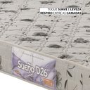 Ver imagem 5 de Colchão Solteiro HERVAL Sueño, 17x78x188 cm, Bordado, Espuma D26