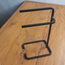 Ver imagem 7 de Suporte Porta Toalha Duplo de Rosto para Bancada em Aço Cor Preto - Edecasamoveis