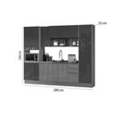 Ver imagem 2 de Kit Modulado Kappesberg 7 Peças Vibra C7p109 Canela/verde Pistache Lacca