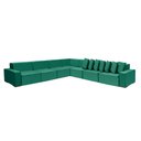 Ver imagem 3 de Sofá Dubai 3.97x3.97m de Canto Retrátil - Verde
