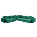 Ver imagem 5 de Sofá Dubai 3.97x3.97m de Canto Retrátil - Verde