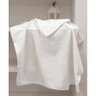 Toalha de Banho para Bordar - com Capuz - Baby Classic - Aveludada - Branco 0001 - Dohler - 1