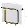 Suporte Porta Guardanapos Mesa Dourado Gold Future - 2